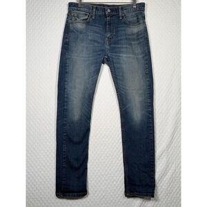 Mens Levi 510 Skinny Jeans Fit 32x30.5  Distressed Chore Bikercore Workwear Flaw